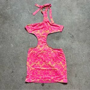 Sexy Cut-out Pink Mini Dress 💖